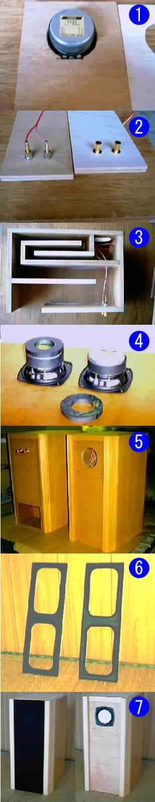 FE83用ブックシェルフ型バックロードホーン